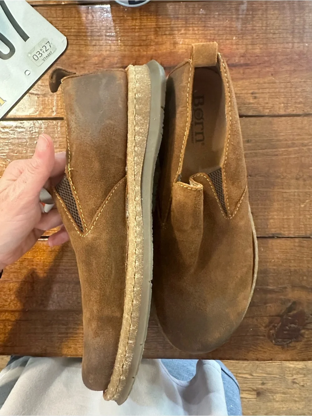 Born Bryson Slip-On Loafer — Brown